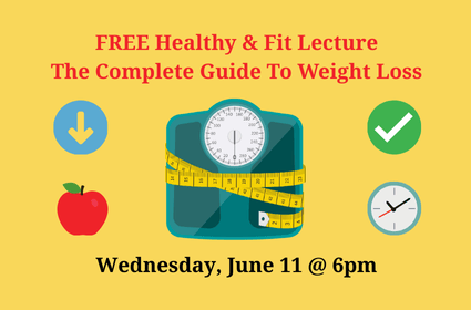 FREE Lecture: The Complete Guide To Weight Loss on June 11, 2025 at UVAC