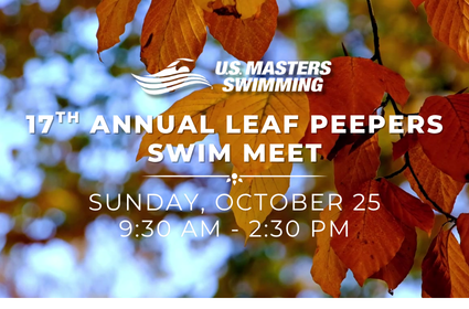17th Annual Leaf Peepers Swim Meet on October 25, 2026
