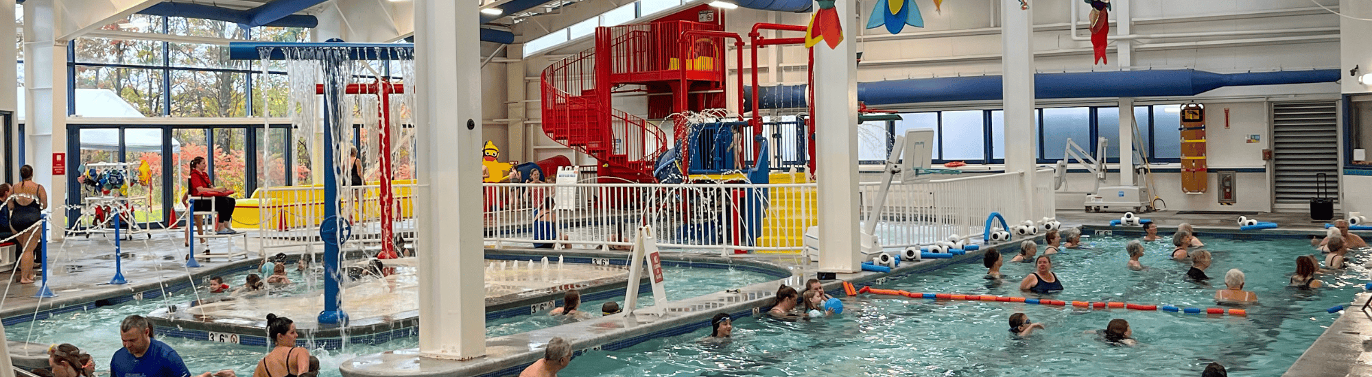 Indoor Splash Park at Upper Valley Aquatic Center