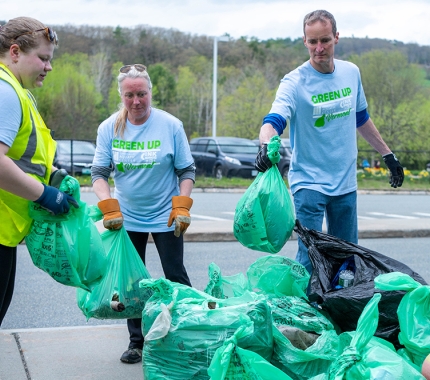 Vermont Green Up Day at Upper Valley Aquatic Center May 2025