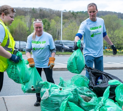 Vermont Green Up Day at Upper Valley Aquatic Center May 2025